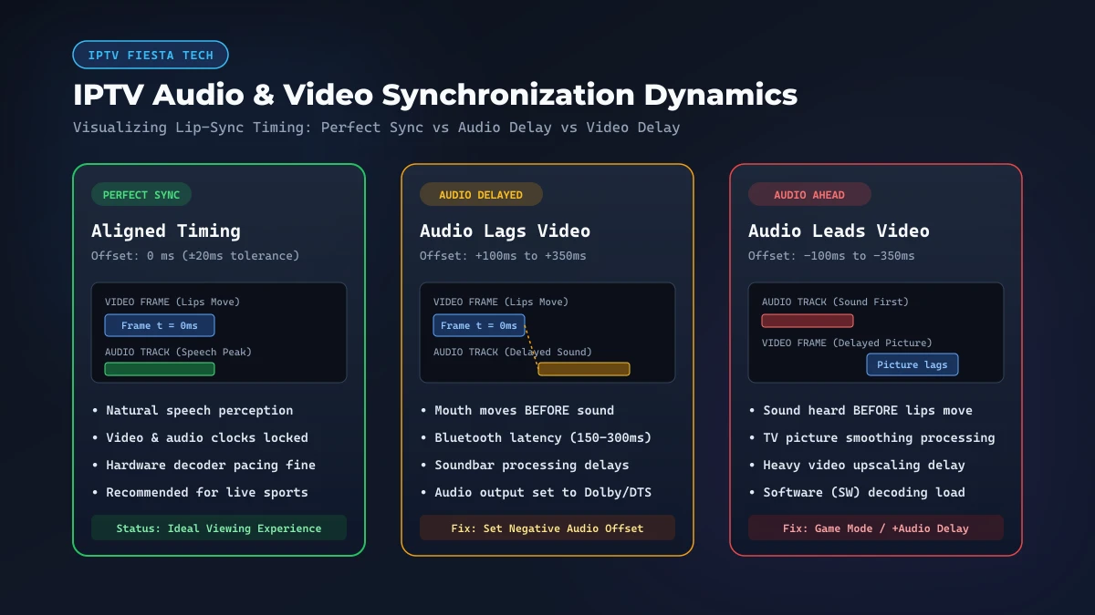IPTV Audio and Video Out of Sync in 2026: Causes and Fixes